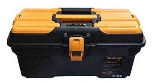 Taparia Plastic Tool Box with Organize Black ,Orange