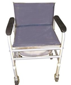 Vissco Invalid Commode with Back Rest Fixed - Universal (Adjustable)