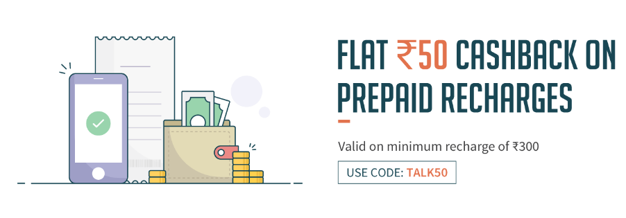 freecharge prepaid recharge talk50