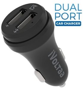 iVoltaa 2 Port Smart Car Charger