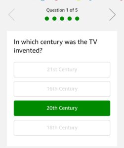 questions of Amazon TCL TV Quiz