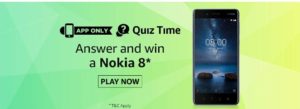 winners of Amazon Nokia 8 Quiz