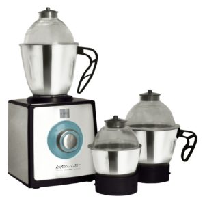 Amazon - Buy Cello Grind-N-Mix GNM1200-Platinni 850-Watt Mixer Grinder with 3 jars (Black and Silver)  at Rs 2895