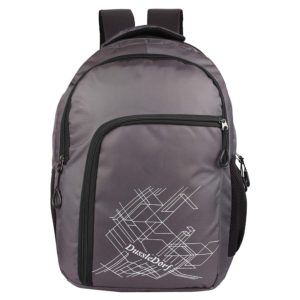 Amazon- Buy Dussledorf Polyester 18 Liters Grey and Black Laptop with 2 Compartment Backpack at Rs 399