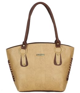 Amazon- Buy Fristo women's handbag (FRB-058) Beige and Tan at Rs 299