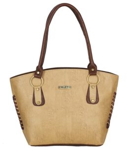 Amazon- Buy Fristo women's handbag (FRB-058) Beige and Tan at Rs 299