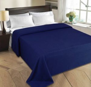 Amazon- Buy Super India Polar Fleece Polyester Double Blanket - Blue at Rs 207