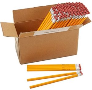 AmazonBasics Wood-cased 2 HB Pencils - Box of 144 at rs.487