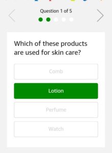 Aveeno Quiz Answers