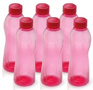 Cello Maxis PET Fridge Bottle Set, 1 Litre, Set of 6 at rs.162