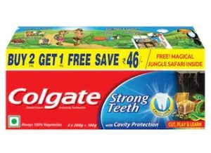 Colgate Toothpaste - Strong Teeth - 500 g - Anti-cavity-Saver pack