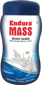Flipkart- Buy Endura Mass Weight Gainers (1 kg, Vanilla) at Rs 597
