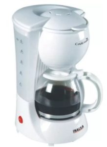 Inalsa Cafe Max 4 cups Coffee Maker  (White)