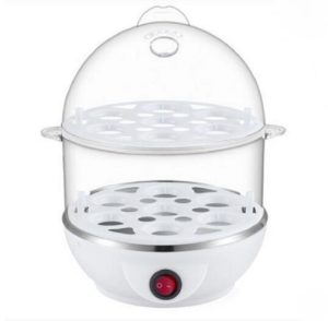Inovera 2 Layer Egg Boiler Cooker and Steamer, Assorted Colour