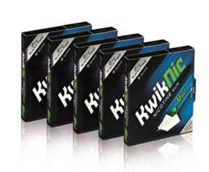 KwikNic Nicotine Gum 2 mg - 30 Gums (Mint, Pack of 5) at rs.65