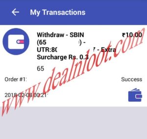 MS Online App Bank Transfer Proof