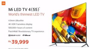 Mi Led TV Price