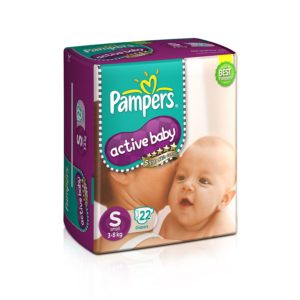 Pampers Active Baby Small Size Diapers