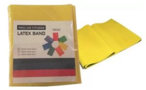 Proline Latex Band Resistance Band (Yellow, Pack of 1)