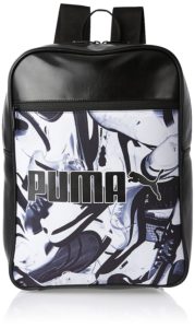 Puma 12 Ltrs Black-Sneaker Graphic Casual Backpack