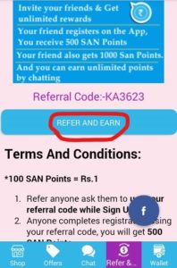 Reward Chat Refer and Earn