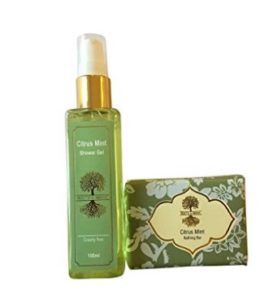 Roots & Above Citrus Mint Glycerine Bathing Bar, 100g and Citrus Mint Shower Gel, 100ml at rs.124