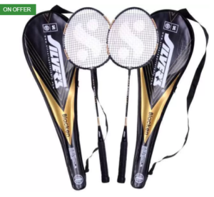 Silvers Blacken G4 Strung (Black, Weight - 96 g) at rs.299