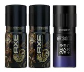 AXE Dark Temptation Deodorant 2 x 150 ml, Midnight Bodyspray 150 ml (Pack of 3)