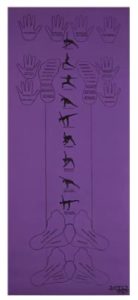 Aerolite MULTI POSTURE GUIDE 72X24 Purple 6 mm Yoga Mat
