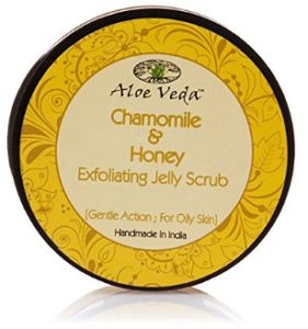 Aloe Veda Chamomile and Honey Exfoliating Jelly Scrub, 100g