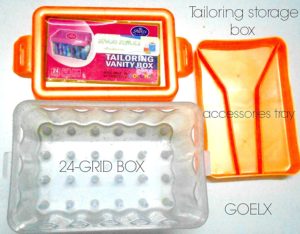 Amazon- Buy AM Plastic Sewing Thread and Accessories Storage Box at Rs 91