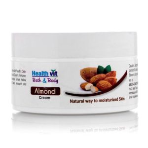 Amazon- Buy Healthvit Bath and Body Almond Cream, 50g at Rs 66