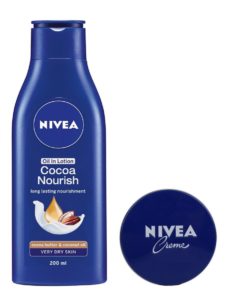 Amazon- Buy Nivea Cocoa Nourish Lotion, 200ml with Free Nivea Crème, 60ml at Rs 143