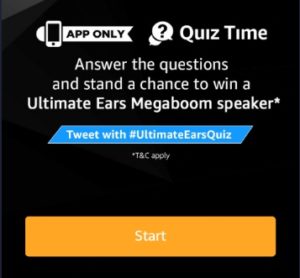 Amazon Ultimate Ears Speakers Quiz Time