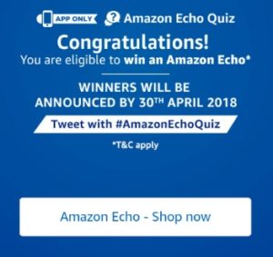 Echo Quiz Answers Today