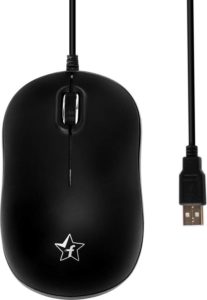 Flipkart SmartBuy Wired Optical Mouse (USB 2.0, Black)