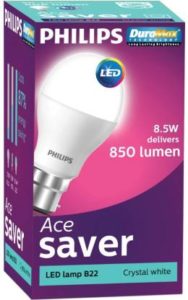 Flipkart – Buy Philips 8.5 W LED Bulb ( Pack of Two) at Rs 139