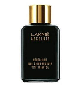 Lakme Absolute Nourishing Nail Color Remover with Argan Oil, 26ml at rs.150