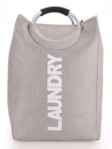 Miamour Fabric Laundry Hamper, 20 Litres, Grey