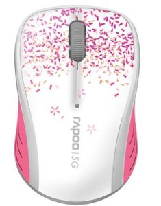 Rapoo 3100P Wireless Optical Mouse (Milky White) at rs.512
