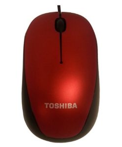Toshiba U55 USB Optical Mouse (Metallic Red) at rs.184