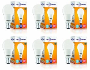 Wipro Garnet Base B22 9-Watt LED Bulb