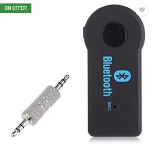klassy v3.0 Car Bluetooth Device with Audio Receiver, 3.5mm Connector  (Black)