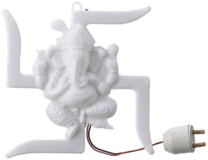 Amazon- Buy Lexton DPL-19 4-Watt Lighted Swastik Ganesha (White) at Rs 114