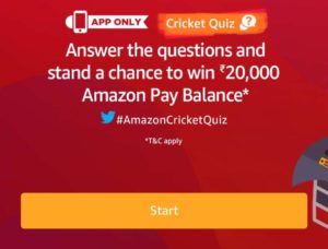 Amazon Cricket Quiz Answer 15 April