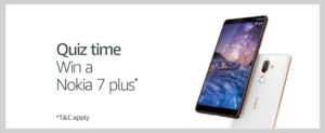 Amazon Nokia 7 Quiz April Today 14 Quiz