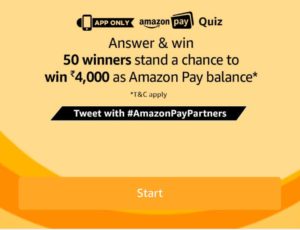 Amazon Pay Quiz 21 April Today