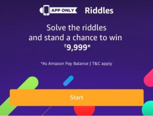 Amazon Riddles Contest Answers