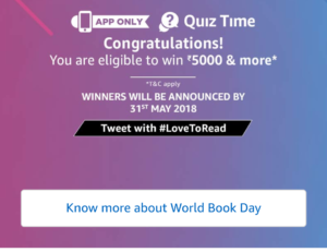 Amazon World Book Quiz