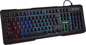 Cosmic Byte CB-GK-02 Corona Wired 7 Color RGB backlit with Effects, Anti-Ghosting Wired USB Gaming Keyboard (Black)